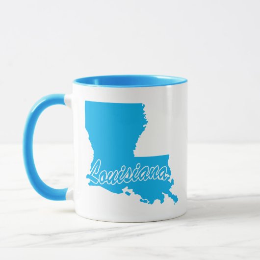 Staat von Louisiana Form Tasse (Links)