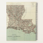 Staat von Louisiana Planer (Rückseite)