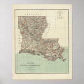 Staat von Louisiana Poster (Vorne)