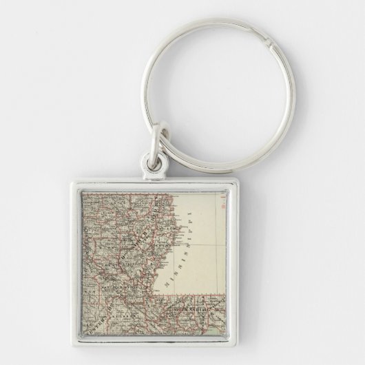 Staat von Louisiana Schlüsselanhänger (Vorne)