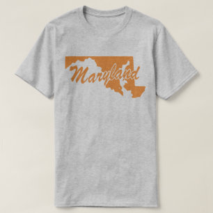 Staat von Maryland Shape T - Shirt