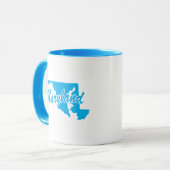 Staat von Maryland Shape-Tasse Tasse (Vorderseite Links)
