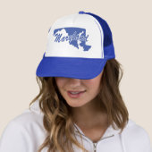 Staat von Maryland Shape Trucker Hat Truckerkappe (Beispiel)