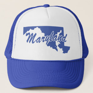 Staat von Maryland Shape Trucker Hat Truckerkappe