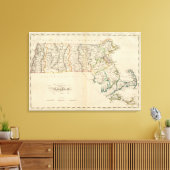Staat von Massachusetts 3 Leinwanddruck (Insitu (Wohnzimmer))