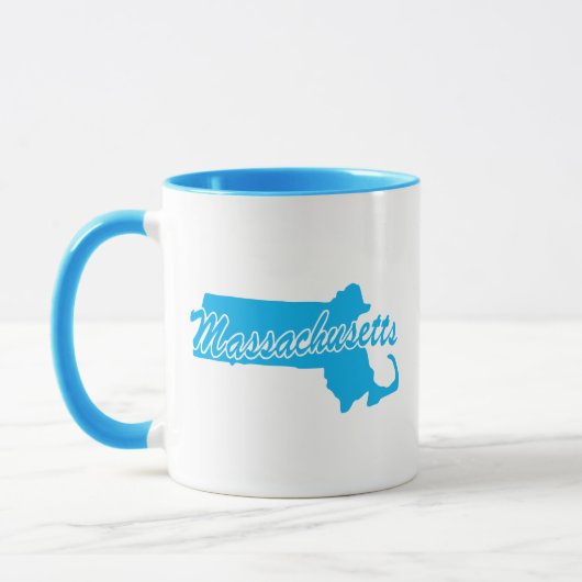 Staat von Massachusetts Form Tasse (Links)