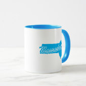 Staat von Massachusetts Form Tasse (VorderseiteRechts)