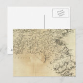 Staat von Massachusetts Postkarte (Vorne/Hinten)