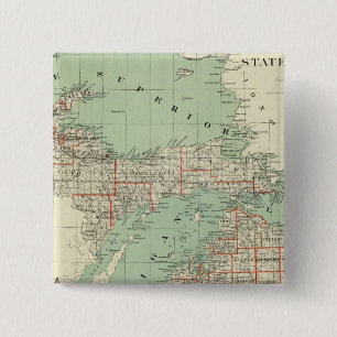 Staat von Michigan Button