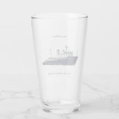 Staat von Michigan Glas (Rückseite)