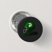 Staat von Michigan Green Black Button (Vorne & Hinten)