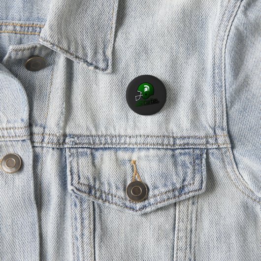 Staat von Michigan Green Black Button (Beispiel)