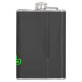 Staat von Michigan Green Flachmann (Rückseite)