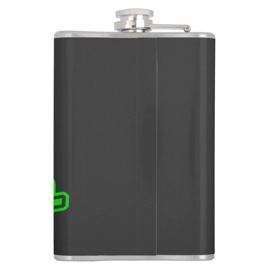 Staat von Michigan Green Flachmann (Rückseite)