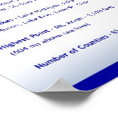 Staat von Michigan,MI Posters Poster (Ecke)