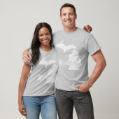 Staat von Michigan Shape T - Shirt (Unisex)