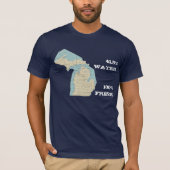 Staat von Michigan-T - Shirt - Wasser 41,5% - Fre (Vorderseite)