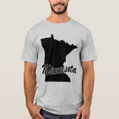 Staat von Minnesota Form T - Shirt (Vorderseite)