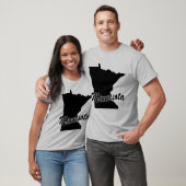 Staat von Minnesota Form T - Shirt (Unisex)