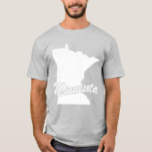 Staat von Minnesota Form T - Shirt (Vorderseite)