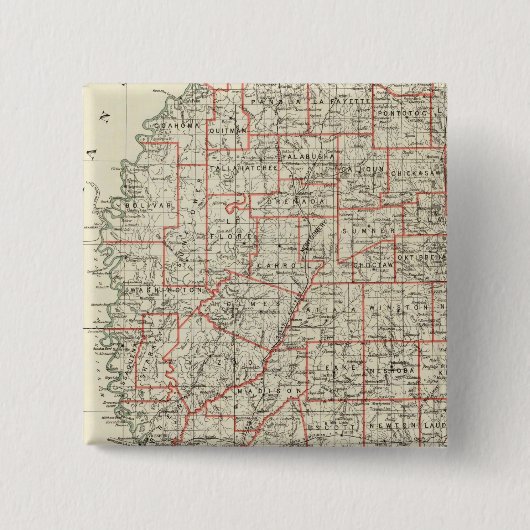 Staat von Mississippi Button (Vorderseite)