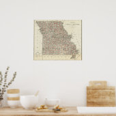 Staat von Missouri Poster (Küche)