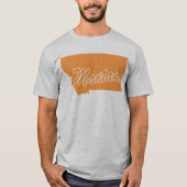 Staat von Montana Shape T - Shirt (Vorderseite)
