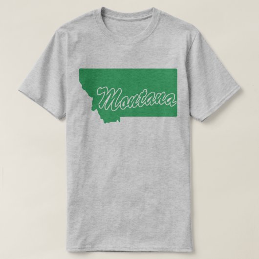 Staat von Montana Shape T - Shirt (Design vorne)