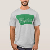 Staat von Montana Shape T - Shirt (Vorderseite)