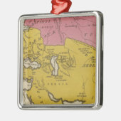 Staat von Nationen am christlichen aera Silbernes Ornament (Links)