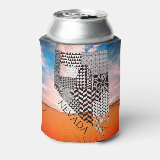 Staat von Nevada Karte Abbildung kann kühler Dosenkühler (Kanne Rückseite)