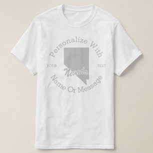 Staat von Nevada PERSONALISIERTER T - Shirt