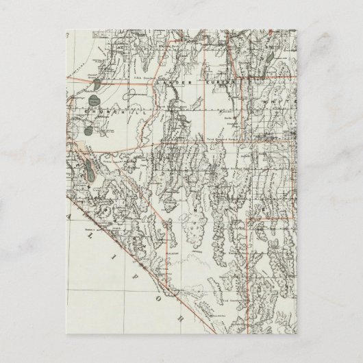 Staat von Nevada Postkarte (Vorderseite)