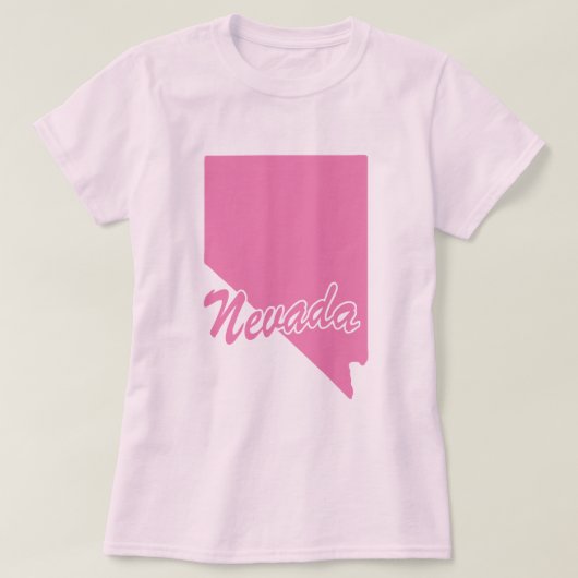 Staat von Nevada Shape T - Shirt (Design vorne)
