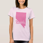 Staat von Nevada Shape T - Shirt (Vorderseite)