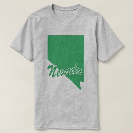 Staat von Nevada Shape T - Shirt (Design vorne)