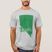 Staat von Nevada Shape T - Shirt (Vorderseite)