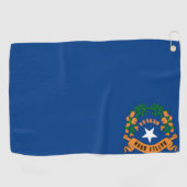 Staat von Neveda Flag Golf Handtuch (Horizontal)