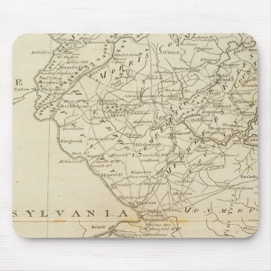 Staat von New Jersey 2 Mousepad (Vorne)