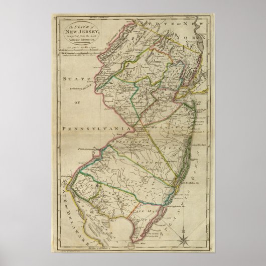 Staat von New Jersey 3 Poster (Vorne)