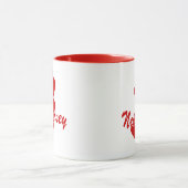 Staat von New Jersey Form Red Tasse (Zentrum)