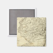Staat von New Jersey Magnet (Vorderseite/Rückseite)