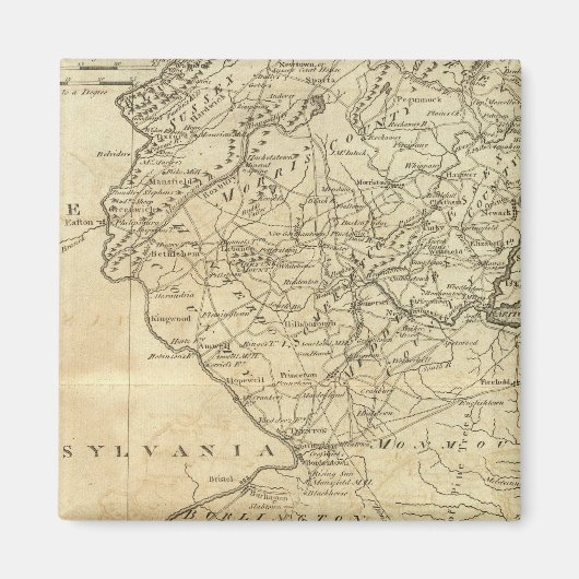 Staat von New Jersey Magnet (Vorne)