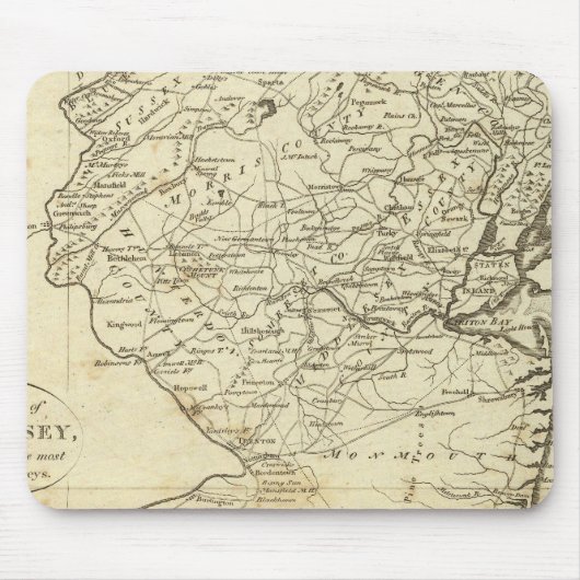 Staat von New Jersey Mousepad (Vorne)