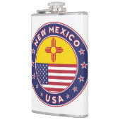 Staat von New Mexico Flachmann (Links)