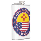 Staat von New Mexico Flachmann (Rechts)