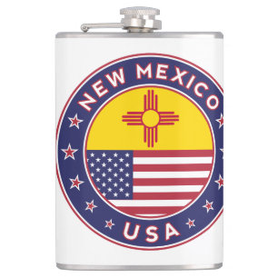 Staat von New Mexico Flachmann