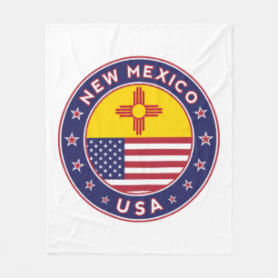 Staat von New Mexico Fleecedecke