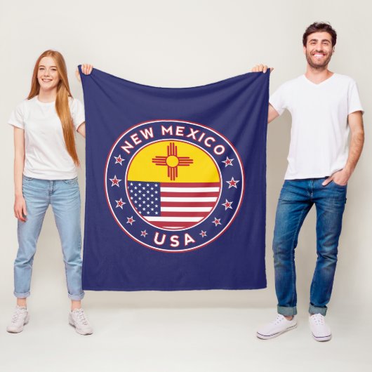 Staat von New Mexico Fleecedecke (Beispiel)