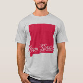 Staat von New Mexico Form T - Shirt (Vorderseite)